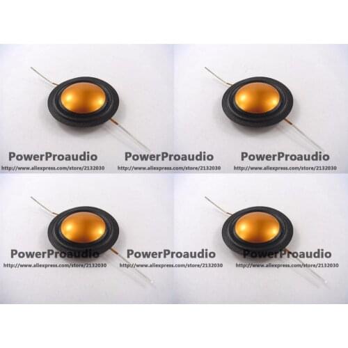 4PCS 25.4mm 25.5mm (1") silk+Gold Titanium diaphragm dome Tweeters voice coil menbrance 8ohm