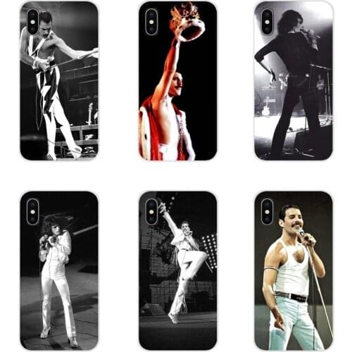 Accessories Phone Shell Covers For Apple iPhone X XR XS 11Pro MAX 4S 5S 5C SE 6S 7 8 Plus ipod touch 5 6 Freddie Mercury Queen