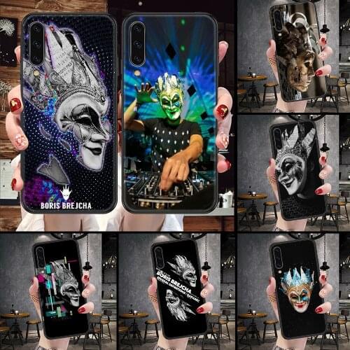 DJ Boris Brejcha Phone Case For Samsung Galaxy A 10 12 20E 21S 30 32 40 50 51 52 70 71 72 5 6 7 2016 2018 black fashion bumper