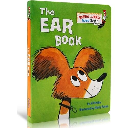Dr Seuss Series- The Ear Book Baby Cardboard English Coloring Books for Kids Memorie Games Educational Learning Toys