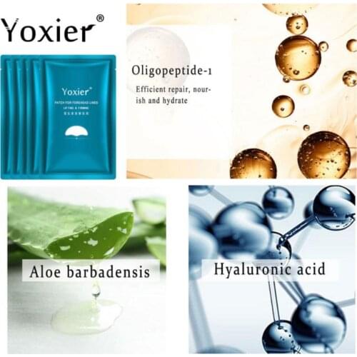 Yoxier Forehead Line Removal Gel Patch Anti Wrinkle Forehead Firming Mask Frown Lines Care Stickers Anti-Aging Lifting Skin