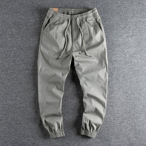 2021 new arrival Spring and autumn micro elastic comfortable mens Leggings trouser high quality simple boy wear 250