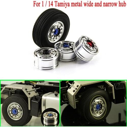 Metal Wide and Narrow Wheels for 1/14 Tamiya RC Truck Car SCANIA R730 R470 R620 VOLVO ACTROS 3363 1851 AROCS 3348 MAN TGX Diy