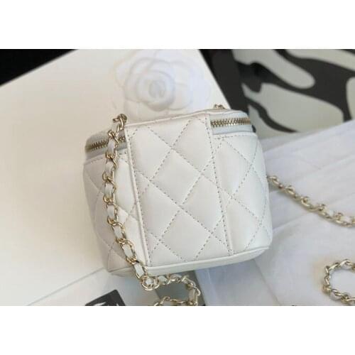 F04207 Fashion Genuine Leather Women Bag Luxury ladies Handbags beauty case makeup box cosmetic bag