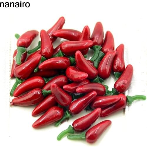 Cheap 20pcs Artificial Foam Simulation Fruit With Chili Wedding Decoration Home Party Kitchen DIY Wreath Scraping Props Accessor