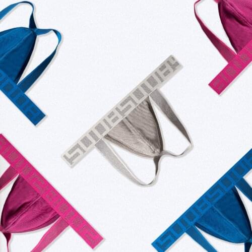 ORLVS G-strings Domineering Hollow Sexy Thongs Cotton Soft FitBreathable Like Breathing Super Elasticity Male Underwear Shorts