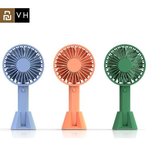 Youpin VH Portable Handheld Fan 143g Handy mini USB 2000mah Rechargeable Fan Desktop Table Fan Three Gear Wind for Summer Travel