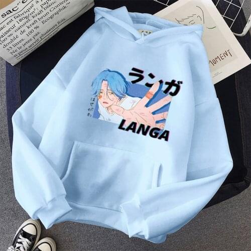 Long sleeve korean Fashion oversize sweatshirt summer Japanese Anime Harajuku Hoodie women clothing Streetwear Pullovers tops