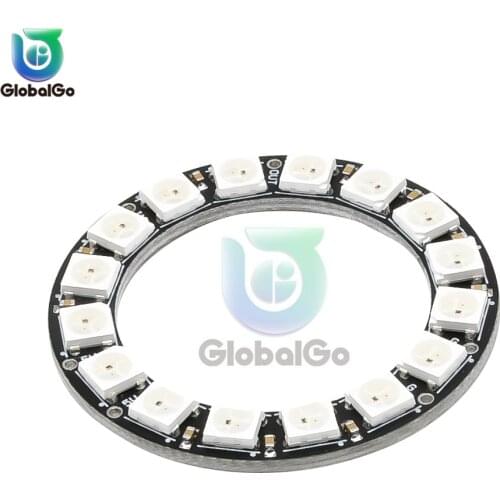 WS2812 LED Chip 5050 SMD RGB DC5V DIY RGB LED Ring Round Modules LED Circle Light Lamp
