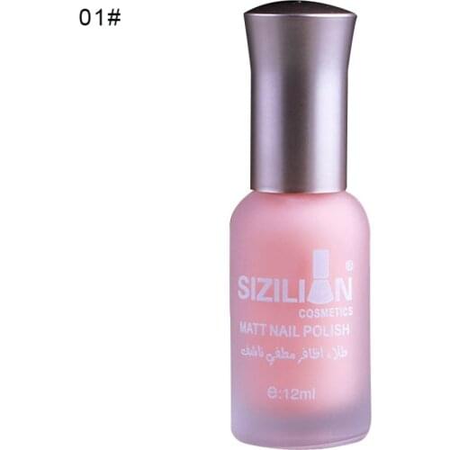 12ml Matte Dull Nail Polish Lacquer Varnish Matt Effect Manicure Nail Art Color Polish