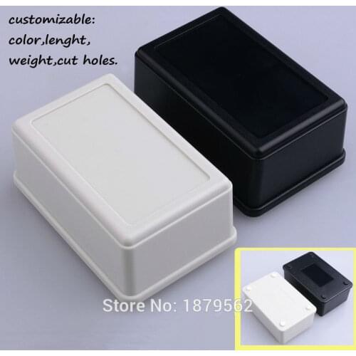 [2 colors] 85*55*35mm plastic electronic project box small waterproof junction box instrment control swith DIY case outlet box