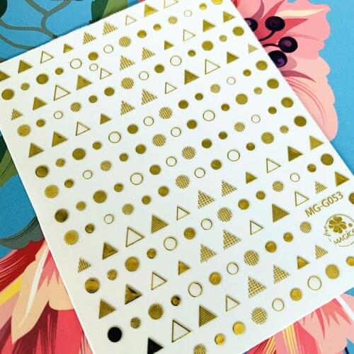 Newest U+SPT217-219-91 Wave point 3d nail art sticker nail decal stamping export japan designs rhinestones decorations