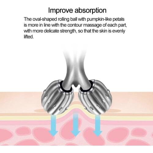 Wakeforyou Face Lifting Y Shape 3D Massager Roller 360 Rotate Instrument Beauty Tool Wrinkle Remover Women Face-lift Tool