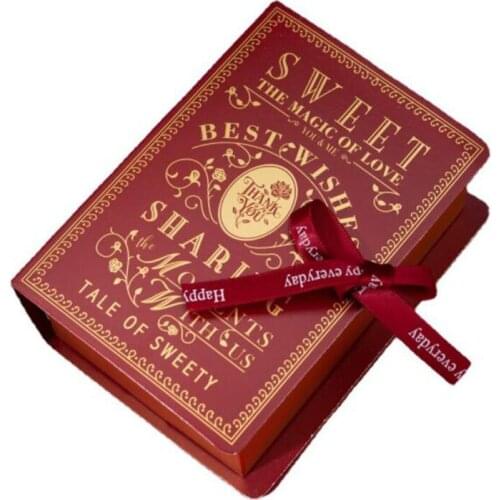 50pcs Creative Love Magic Book Wedding Candy Box Event & Party Supplies Chocolate Gift Box Packaging