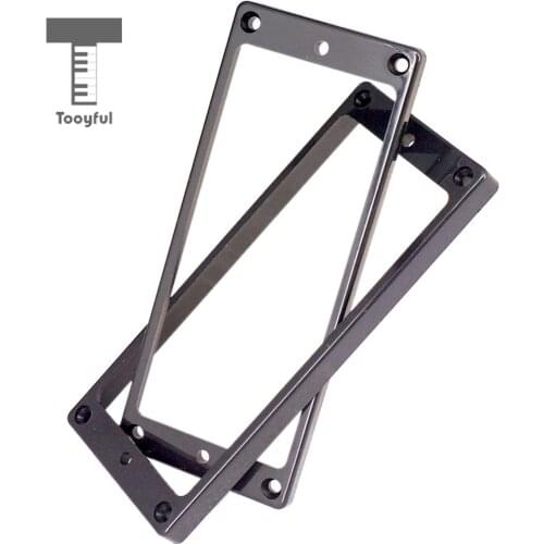 Tooyful 8-String Guitar Parts Plastic Humbucker Pickup Mounting Ring Frame for Replacement