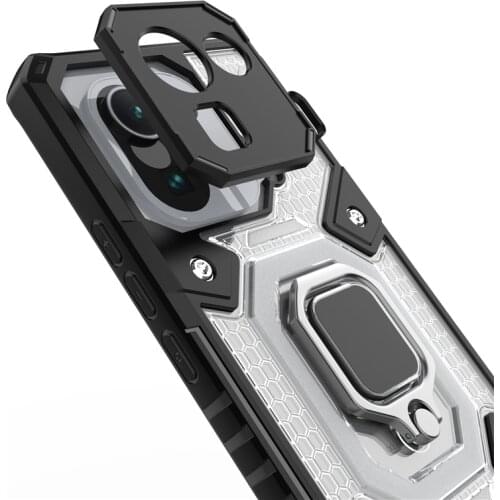 Armor Bracket Stand Phone Case for iPhone 11 Pro Max 12 Mini X Xr Xs MAX 7 8 Plus SE2020 Shockproof Protective Soft Back Cover