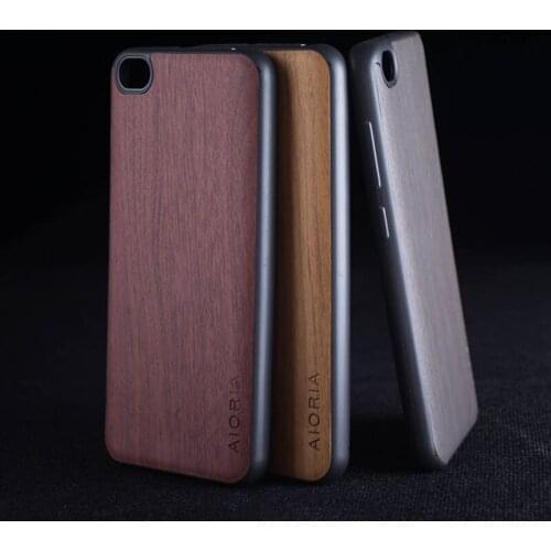 Case for Xiaomi Redmi Go funda Wooden Pattern Vintage leather with soft TPU silicone coque covers for xiaomi redmi go case capa