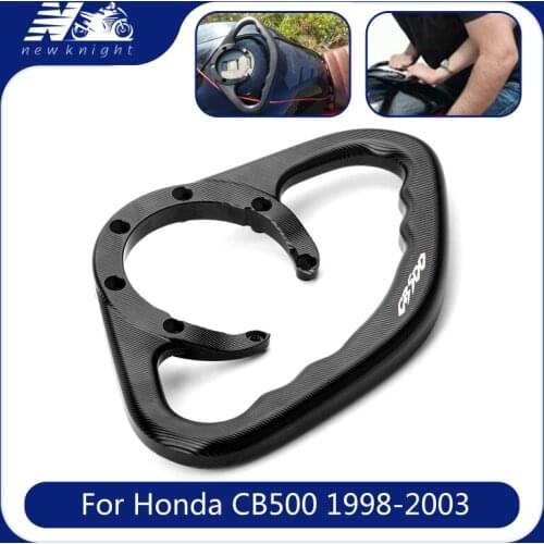 For Honda CB500 1998-2003 Motorcycle CNC Aluminum Alloy Passenger Handgrips Hand Grip Tank Grab Bar Handles Armrest Accessories