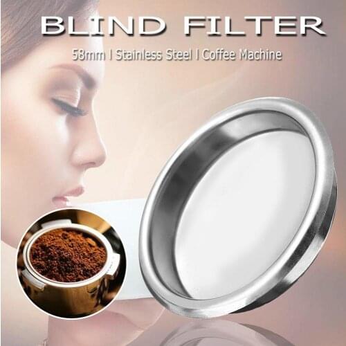 Hot Sales Coffee Machine Universal 58mm Stainless Steel Blank Filter for AIBOed WEGA Rocket