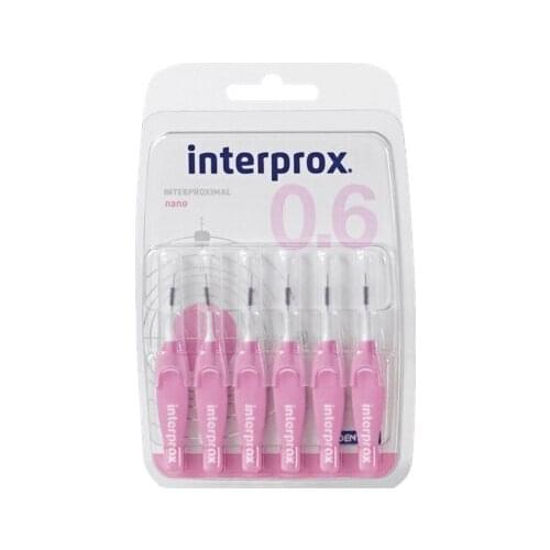 CEPILLO INTERPROXIMAL INTERPROX NANO 6 CEPILLOS