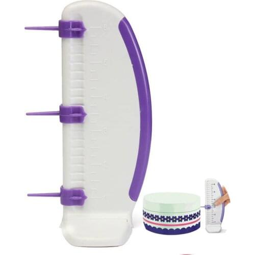 Cake Measuring Marker Draw Balance Ruler Pattern Decoration Line Cake Edge Side Decorating Tool for Cake Decorating Supplies