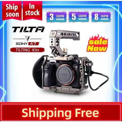 TILTA Cage for Sony A7 ii/A7 iii /A9 a7rii a7r3 a7r iii a7sii dslr Video Cage for Sony Alpha A 7 vs smallrig sony a7 cage