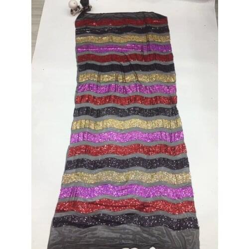 Pretty embroidery tulle mesh lace fabric with good quality SYJ-4252 for party dress