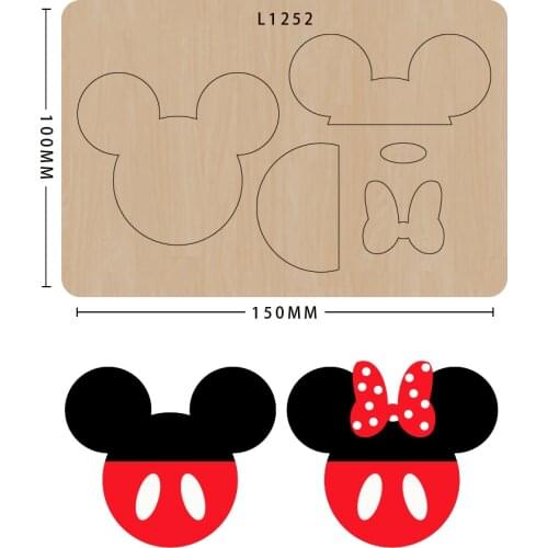 Cute Cartoon avatar Cutting Mold Wood Dies DIY Scrapbooking Cutting Dies Multiple Various Pattern Series handcraft