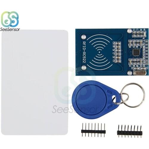 RFID Module MFRC-522 RC-522 RC522 Kits S50 13.56 Mhz 6cm SPI Write & Read Writer Reader IC Card for arduino