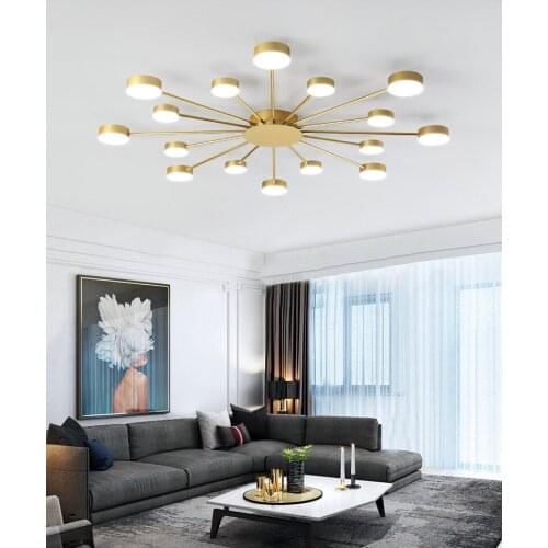 Nordic Lamps Light Luxury Dining Room Bedroom Led Post Modern Minimalist Creative Personality Art Warm Living Room Ceiling Lamp
