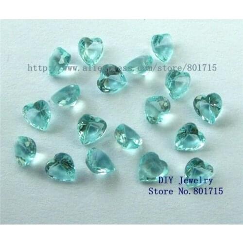 Wholesales heart free ship 10pcs Aquamarune March 5mm birthstone floating charm for floating locket as familie friends gift
