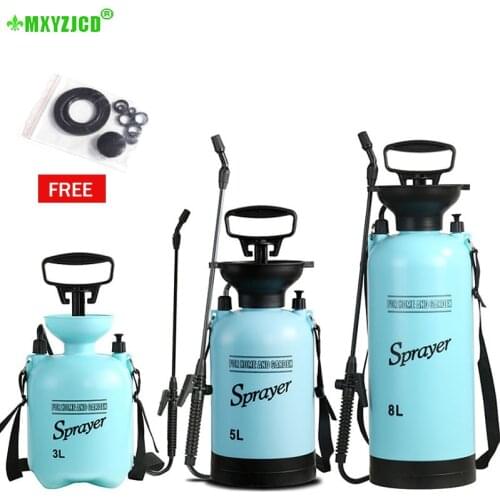 3/5/8L Air Pressure Sprayer Long Spray Bar Wide Range Spray Tool Garden Watering Irrigation Lawn Plastic Watering Can
