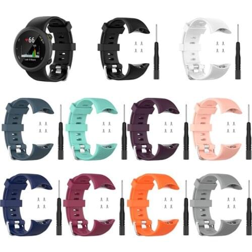 Sport silicone Replacement wrist strap For Garmin forerunner 45 45S smart watch Accessories For forerunner 45 45S watch band