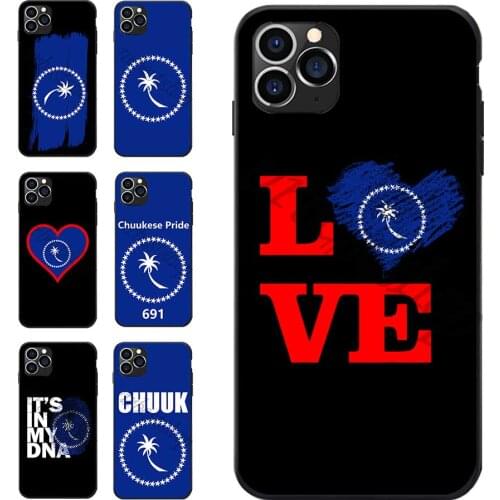 For XIAOMI 5 6 8 9 MAX MIX NOTE LITE PRO CC SE Blackshark helo 2 3 Chuuk Chuukese Pride 691 Flag TPU Phone Cases Cover