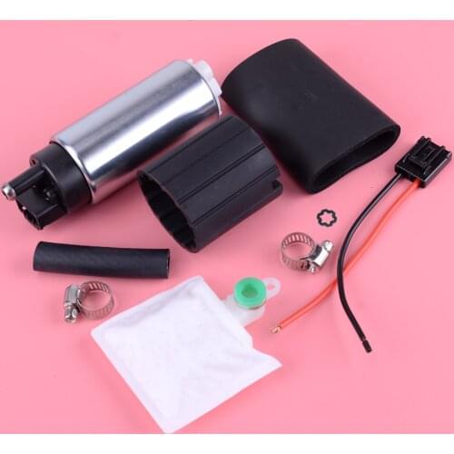 Universal 255LPH High Pressure Flow Electric Intank Fuel Pump Install Kit Walbro GSS342