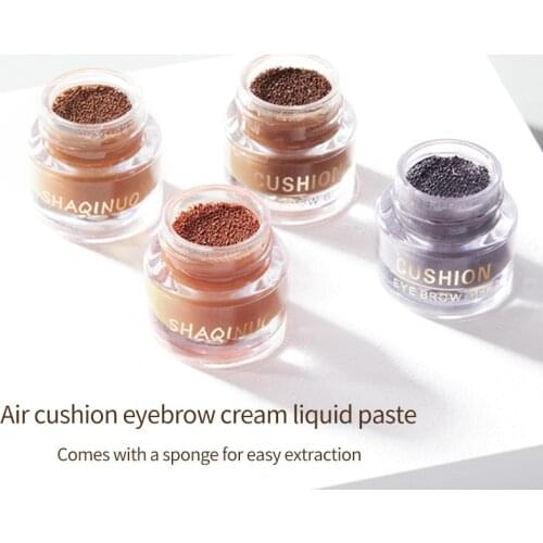 Waterproof Air-cushion Dye Eye Brows Gel Liquid Eyebrows Tint No Fading Eyebrow Cream Eyebrow Enhancers Eyes Makeup TSLM1