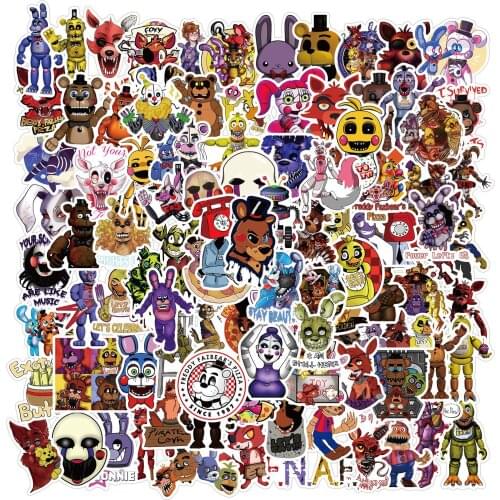 100 pieces bear graffiti stickers decorative motorcycle luggage waterproof stickers can be wholesale