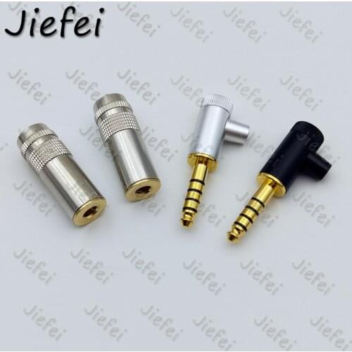 30pcs 4.4mm 5Pole Male/Female Jack Headphone Earphone DIY Plug Adapter for Sony PHA-2A TA-ZH1ES NW-WM1Z NW-WM1A Connector