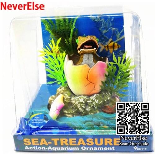Aquarium Fish Tank Waterscape Submarine Treasure Hunter Diver Flowing with Air Pump, increase air Decor Landscape Ornaments Home