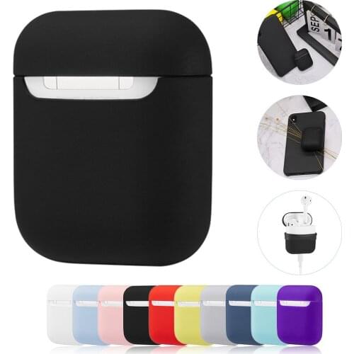Case For Airpods Case Liquid Silicone Protector Case For Apple Air Pods Wireless Bluetooth Earphone Protection Cover Skin 20Feb