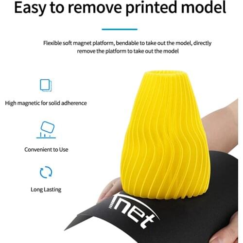 Anet 3D Printer Parts Magnetic Mat Table Bed Tape 220/235/310mm Heat Bed Sticker Hot Bed Build Plate Tape Flexible Heat Paper