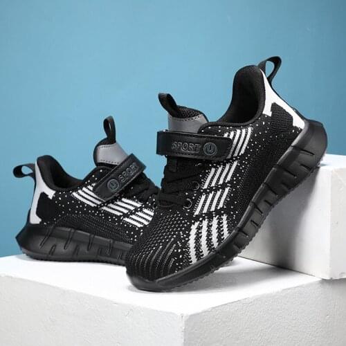 HUCDML Childrens Sports Shoes Lightweight Breathable Casual Boys Shoes Outdoor Comfortable Soft-soled Non-slip Kids Shoes 28-37