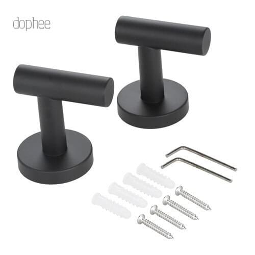 Dophee 1/2pcs Hooks for Bathroom Kitchen Hanger Stainless Steel Wall Hook for Keys Coat Towel Hook Robe Hook