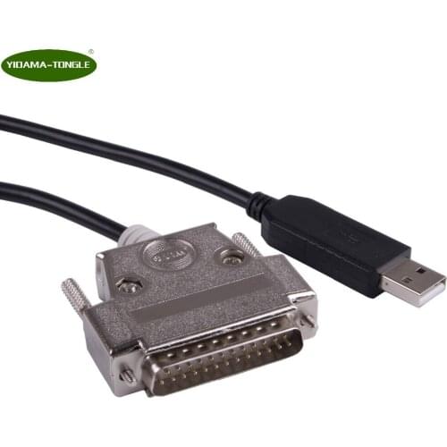 USB to DB25 RS232 FTDI Serial Adapter Converter Programming Cable for Sharp X68K X68000 PC Communicate Printer Cable