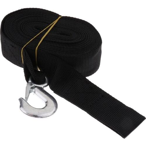 Boat Winch Trailer Replacements Webbing Strap with Heavy Duty Hook 7m x 50mm