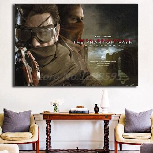 Metal Gear Solid V The Phantom Pain HD Wall Art Canvas Posters Prints Painting Wall Pictures For Modern Living Room Home Decor