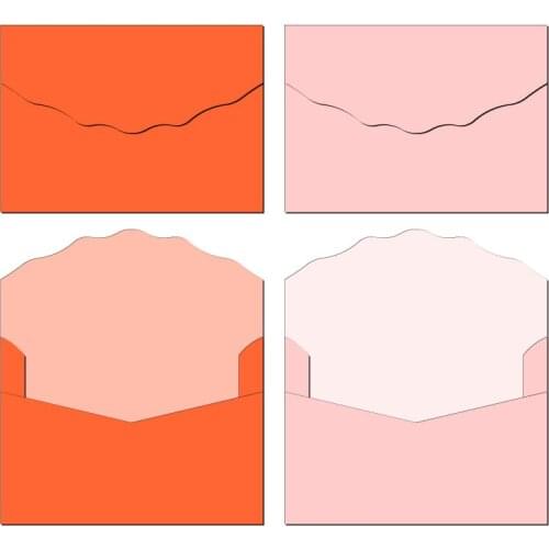 New envelope Wooden Die Scrapbooking N153 Cutting Dies Multiple Sizes Compatible With Most Die Cutting Machines