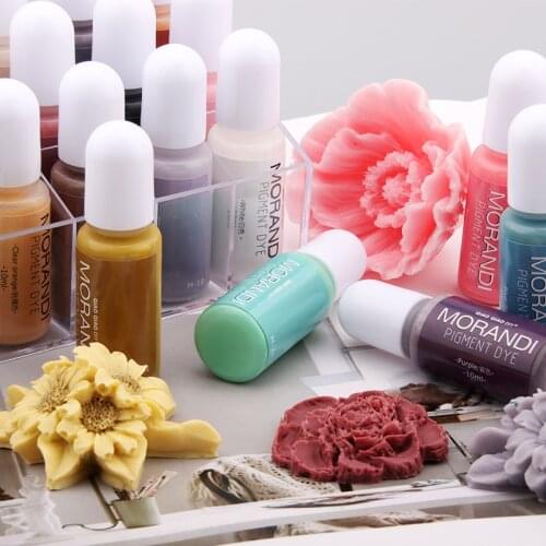 24pcs Morandi Epoxy Resin Pigment for DIY Crafts Liquid Colorant Dye Resin Jewelry Making for resin
