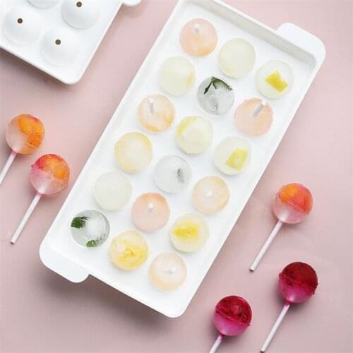 Plastic Molds Ice Tray Whiskey Creativity 18 Grid Ice Ball Cube Cool Summer DIY Ice Box Home Kitchen Bar Party Use