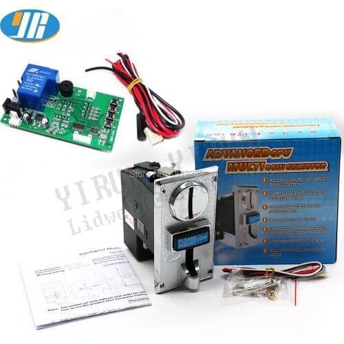 Four digits Timer Control Board Time Controller 6 kind Coin Acceptor CH926 Arcade Coin Mechanism Arcade Machine DIY